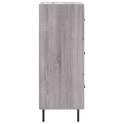 vidaXL Sideboard Storage Cabinet Cupboard Side Cabinet White Engineered Wood - grey sonoma - Additional view 6