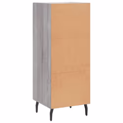 vidaXL Sideboard Storage Cabinet Cupboard Side Cabinet White Engineered Wood - grey sonoma - Additional view 7