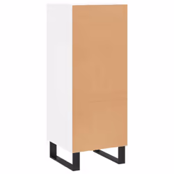vidaXL Sideboard Storage Side Cabinet Cupboard Sonoma Oak Engineered Wood - white - Additional view 7