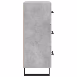 vidaXL Sideboard Storage Side Cabinet Cupboard Sonoma Oak Engineered Wood - concrete grey - Additional view 6