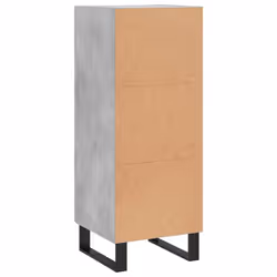 vidaXL Sideboard Storage Side Cabinet Cupboard Sonoma Oak Engineered Wood - concrete grey - Additional view 7