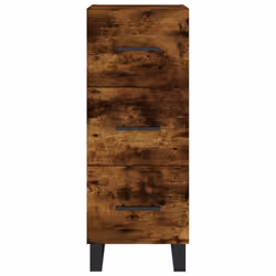 vidaXL Sideboard Storage Side Cabinet Cupboard Sonoma Oak Engineered Wood - smoked oak - Additional view 5