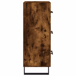 vidaXL Sideboard Storage Side Cabinet Cupboard Sonoma Oak Engineered Wood - smoked oak - Additional view 6