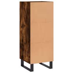 vidaXL Sideboard Storage Side Cabinet Cupboard Sonoma Oak Engineered Wood - smoked oak - Additional view 7