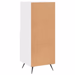 vidaXL Sideboard Storage Cabinet Cupboard Side Cabinet White Engineered Wood - high gloss white - Additional view 7