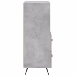 vidaXL Sideboard Storage Cabinet Cupboard Side Cabinet White Engineered Wood - concrete grey - Additional view 6