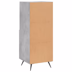 vidaXL Sideboard Storage Cabinet Cupboard Side Cabinet White Engineered Wood - concrete grey - Additional view 7