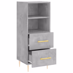 vidaXL Sideboard Storage Cabinet Side Cabinet Concrete Grey Engineered Wood - Additional view 4