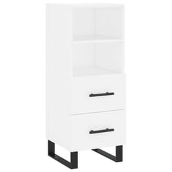 vidaXL Sideboard Storage Cabinet Side Cabinet Cupboard White Engineered Wood