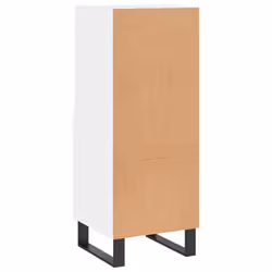 vidaXL Sideboard Storage Cabinet Side Cabinet Cupboard White Engineered Wood - high gloss white - Additional view 7