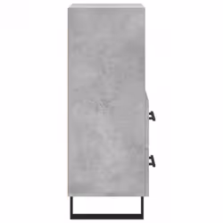 vidaXL Sideboard Storage Cabinet Side Cabinet Cupboard White Engineered Wood - concrete grey - Additional view 6