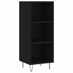 vidaXL Sideboard Cabinet Storage Cabinet Side Cabinet Cupboard Engineered Wood - black