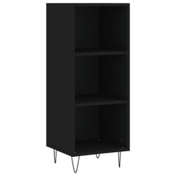 vidaXL Sideboard Cabinet Storage Cabinet Side Cabinet Cupboard Engineered Wood - black