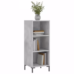 vidaXL Sideboard Highboard Cupboard Side Cabinet Sonoma Oak Engineered Wood - concrete grey - Additional view 2
