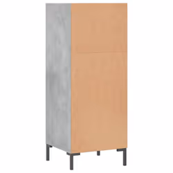 vidaXL Sideboard Highboard Cupboard Side Cabinet Sonoma Oak Engineered Wood - concrete grey - Additional view 5