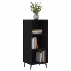 vidaXL Sideboard Highboard Cupboard Side Cabinet Grey Sonoma Engineered Wood - black - Additional view 2
