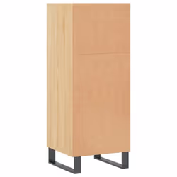 vidaXL Sideboard Highboard Cupboard Side Cabinet Brown Oak Engineered Wood - sonoma oak - Additional view 5