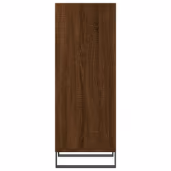 vidaXL Sideboard Highboard Cupboard Side Cabinet Brown Oak Engineered Wood - brown oak - Additional view 4