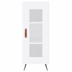 vidaXL Sideboard Storage Cabinet Cupboard Side Cabinet White Engineered Wood - Additional view 4