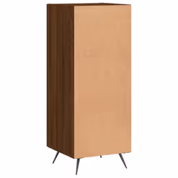 vidaXL Sideboard Storage Cabinet Cupboard Side Cabinet White Engineered Wood - brown oak - Additional view 7