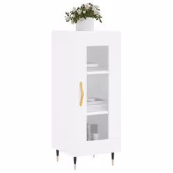 vidaXL Sideboard Storage Cabinet Cupboard Side Cabinet White Engineered Wood - white - Additional view 2