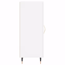 vidaXL Sideboard Storage Cabinet Cupboard Side Cabinet White Engineered Wood - high gloss white - Additional view 6