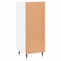 vidaXL Sideboard Storage Cabinet Cupboard Side Cabinet White Engineered Wood - high gloss white - Additional view 7