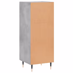 vidaXL Sideboard Storage Cabinet Cupboard Side Cabinet White Engineered Wood - concrete grey - Additional view 7