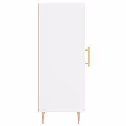vidaXL Sideboard Storage Cabinet Cupboard Side Cabinet Black Engineered Wood - white - Additional view 6