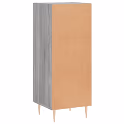 vidaXL Sideboard Storage Cabinet Cupboard Side Cabinet Black Engineered Wood - grey sonoma - Additional view 7