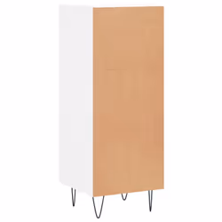 vidaXL Sideboard Storage Cabinet Cupboard Side Cabinet White Engineered Wood - white - Additional view 7