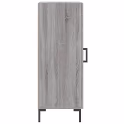 vidaXL Sideboard Storage Cabinet Cupboard Side Cabinet White Engineered Wood - grey sonoma - Additional view 6