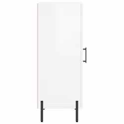 vidaXL Sideboard Storage Cabinet Cupboard Side Cabinet White Engineered Wood - high gloss white - Additional view 6