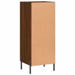 vidaXL Sideboard Storage Cabinet Cupboard Side Cabinet White Engineered Wood - brown oak - Additional view 7
