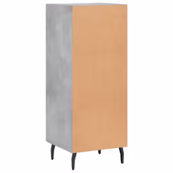 vidaXL Sideboard Storage Cabinet Cupboard Side Cabinet White Engineered Wood - concrete grey - Additional view 7