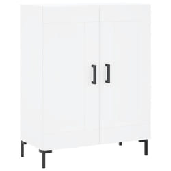 vidaXL Sideboard Storage Cupboard Side Cabinet Buffet White Engineered Wood