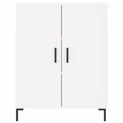 vidaXL Sideboard Storage Cupboard Side Cabinet Buffet White Engineered Wood - Additional view 4