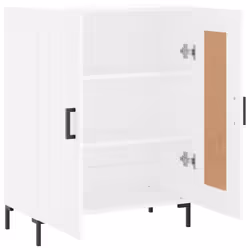 vidaXL Sideboard Storage Cupboard Side Cabinet Buffet White Engineered Wood - Additional view 5