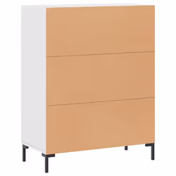vidaXL Sideboard Storage Cupboard Side Cabinet Buffet White Engineered Wood - Additional view 7