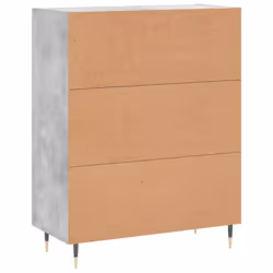 vidaXL Sideboard Storage Side Cabinet Cupboard Smoked Oak Engineered Wood - concrete grey - Additional view 7