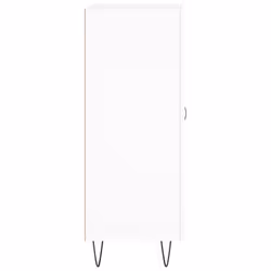 vidaXL Sideboard Storage Cabinet Side Cabinet Cupboard Black Engineered Wood - white - Additional view 6