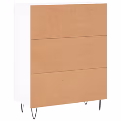 vidaXL Sideboard Storage Cabinet Side Cabinet Cupboard Black Engineered Wood - white - Additional view 7