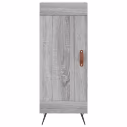 vidaXL Sideboard Storage Cabinet Side Cabinet Cupboard White Engineered Wood - grey sonoma - Additional view 4