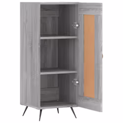 vidaXL Sideboard Storage Cabinet Side Cabinet Cupboard White Engineered Wood - grey sonoma - Additional view 5