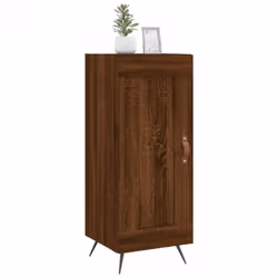 vidaXL Sideboard Storage Cabinet Side Cabinet Cupboard White Engineered Wood - brown oak - Additional view 2