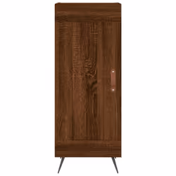 vidaXL Sideboard Storage Cabinet Side Cabinet Cupboard White Engineered Wood - brown oak - Additional view 4