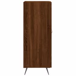 vidaXL Sideboard Storage Cabinet Side Cabinet Cupboard White Engineered Wood - brown oak - Additional view 6