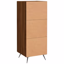 vidaXL Sideboard Storage Cabinet Side Cabinet Cupboard White Engineered Wood - brown oak - Additional view 7