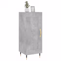 vidaXL Sideboard Cabinet Storage Cabinet Cupboard Smoked Oak Engineered Wood - concrete grey - Additional view 2