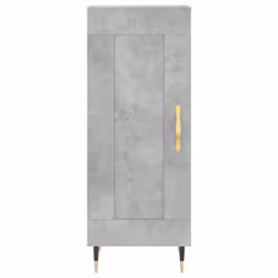 vidaXL Sideboard Cabinet Storage Cabinet Cupboard Smoked Oak Engineered Wood - concrete grey - Additional view 4